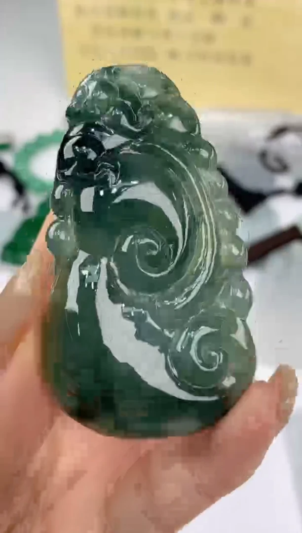 翡翠未镶嵌吊坠(不含链)40187