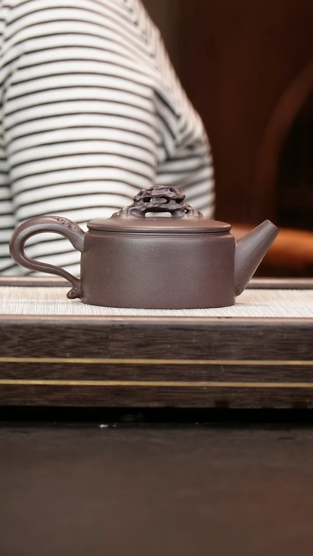 茶壶紫砂四号井底槽清  天际壶