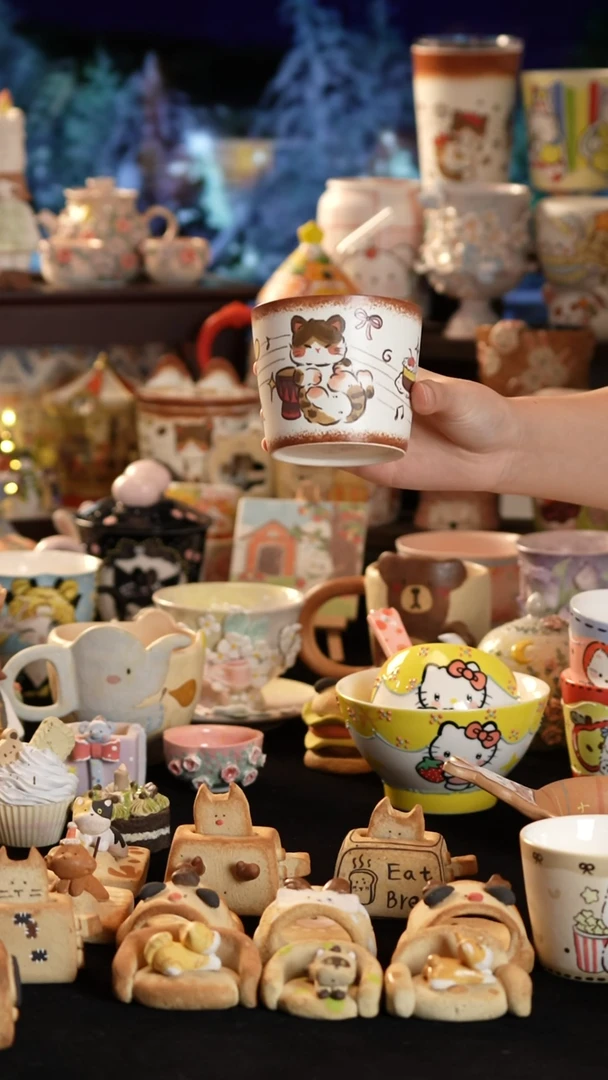 其他陶景德镇釉下彩手绘设计师款陶瓷