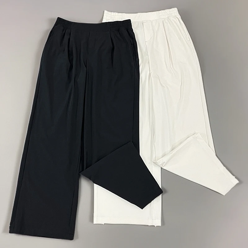 显瘦舒适运动速干高腰直筒裤B10