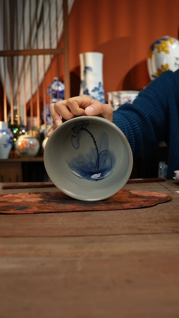 现代高温釉下彩手绘陶瓷餐具