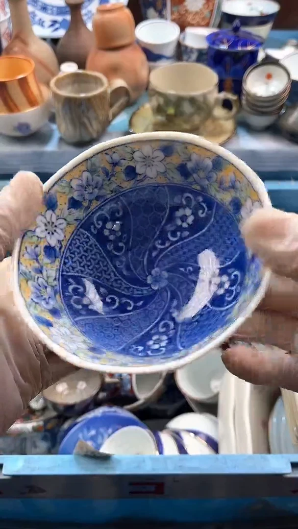 瓷片英歌瓷器满19.9包邮