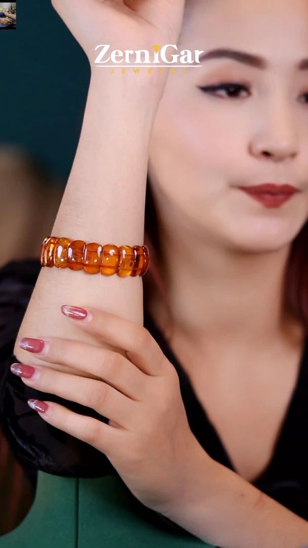 【闪购商品】琥珀颈饰未镶嵌天然琥珀手链