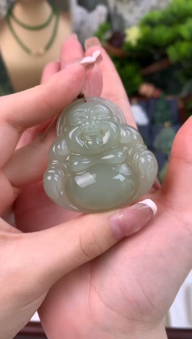 颈饰未镶嵌和田玉吊坠45mm