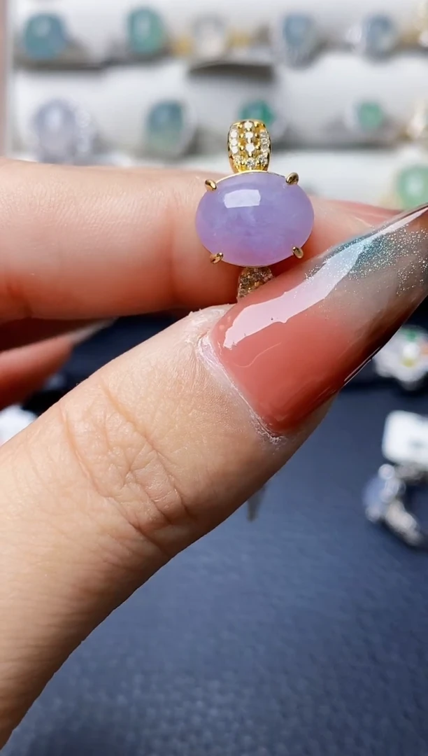 银S925镶嵌戒指翡翠1304