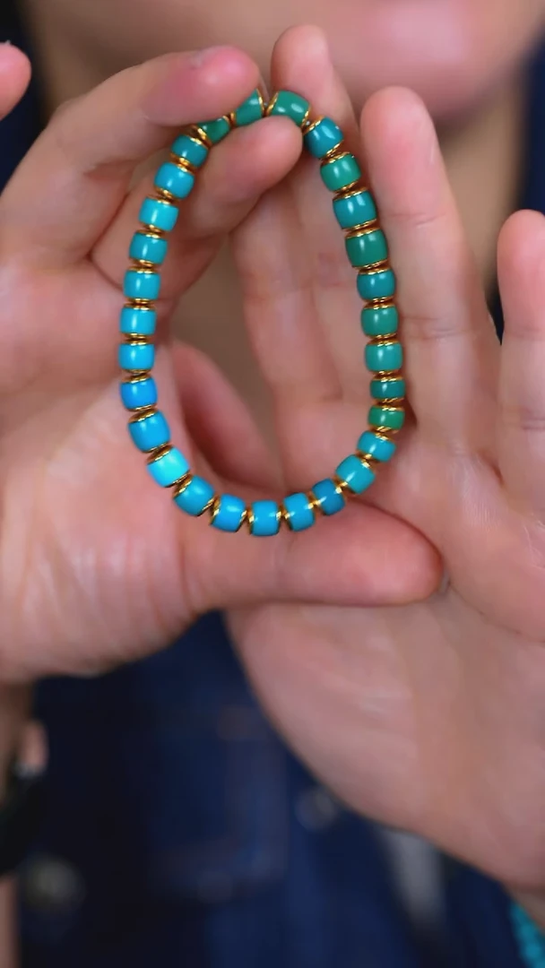 18K金镶嵌绿松石珠宝奇石14 07