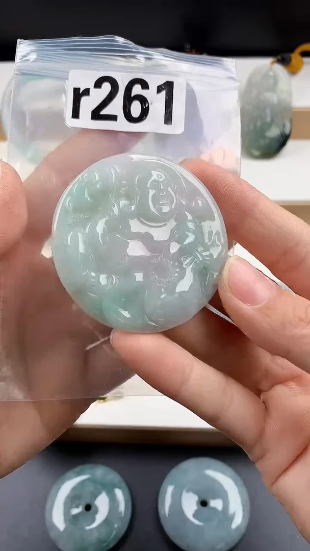 颈饰未镶嵌翡翠天然翡翠吊坠挂件