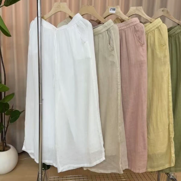 苎麻~休闲休闲裤