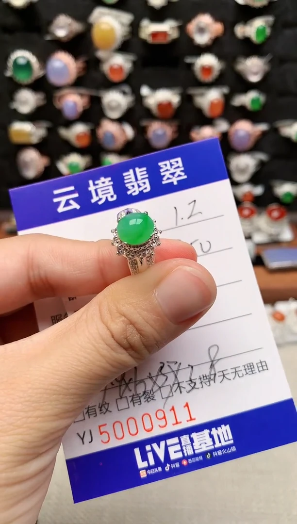 未镶嵌戒指翡翠0911