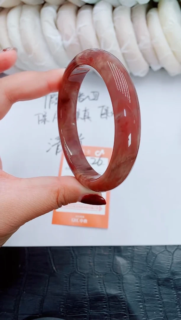 【闪购商品】石英质玉手镯未镶嵌T26-63-62