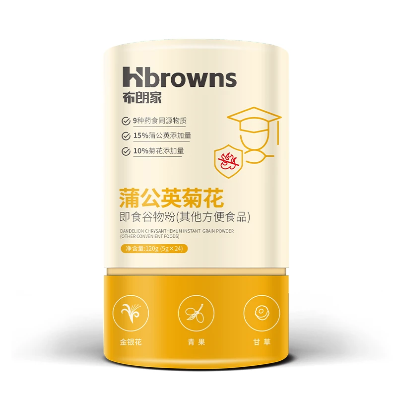 【蒲公英菊花】布朗家蒲公英菊花即食谷物粉 24袋/盒