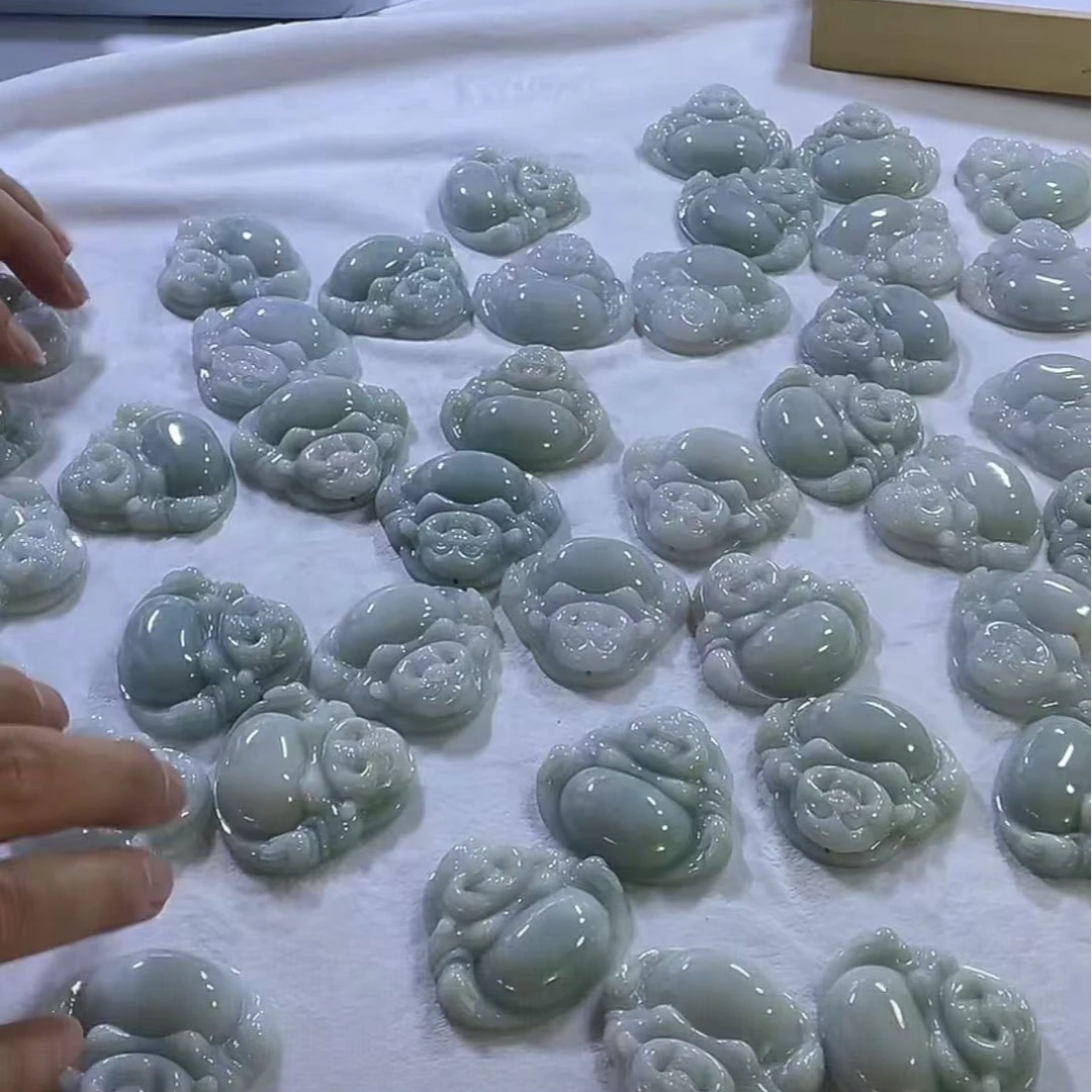 【玉经纶】506772/Q245-天然A货翡翠吊坠-多样性发其—