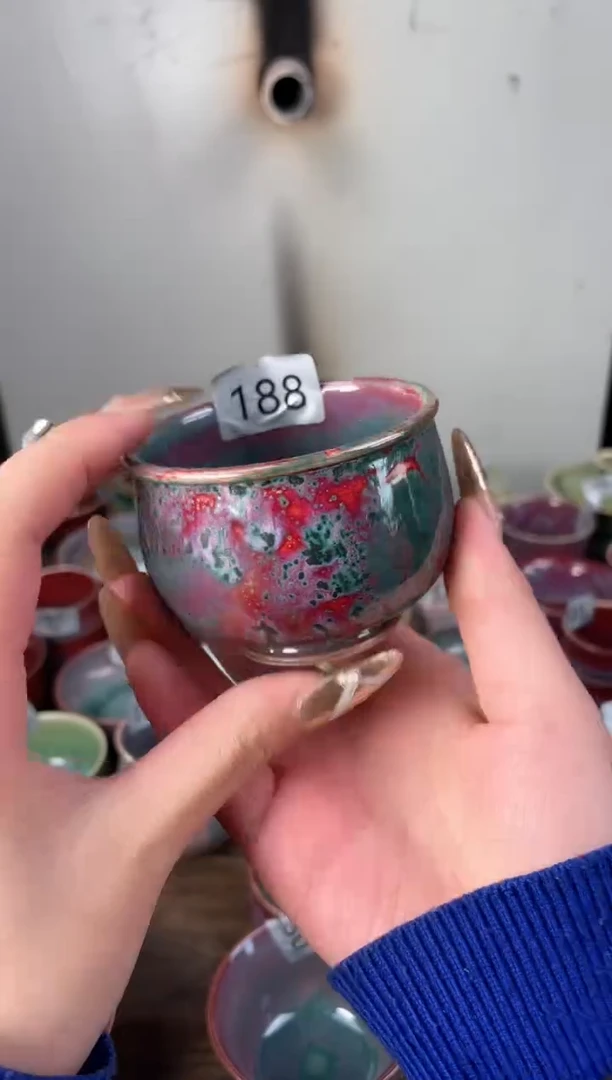 【闪购商品】摆件钧瓷手工茶器窑变
