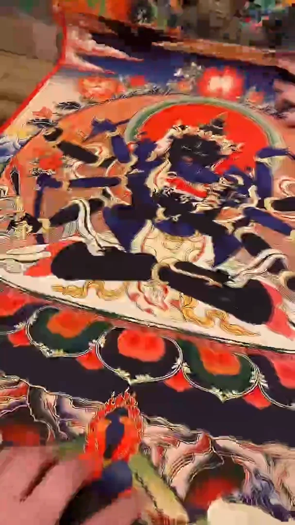 装裱画精美唐卡tk16315