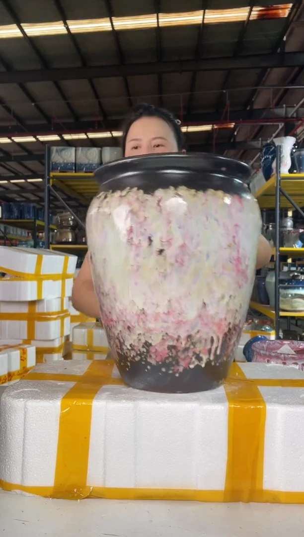 宜兴紫砂粗陶花盆25/33