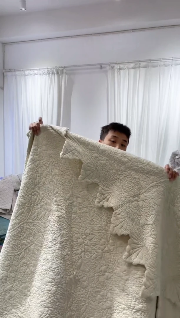 棉250*270纯棉床盖90号破损微瑕