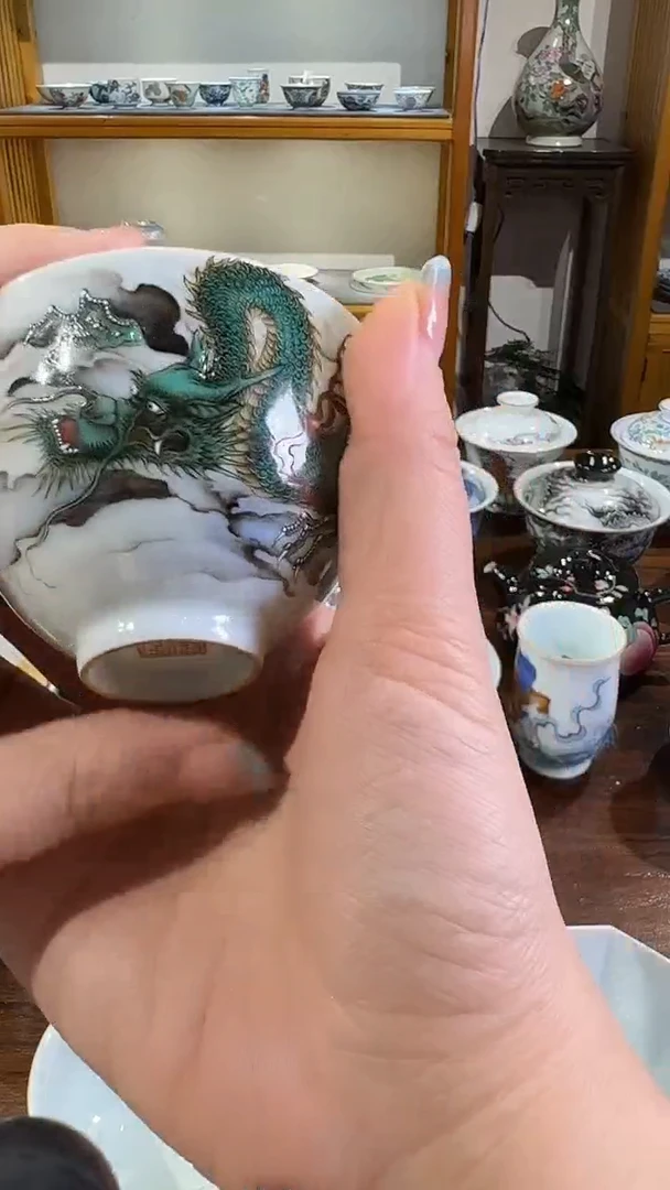 景德镇手工手绘陶瓷杯