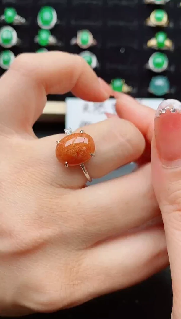 【闪购商品】翡翠戒指银S925镶嵌05280805