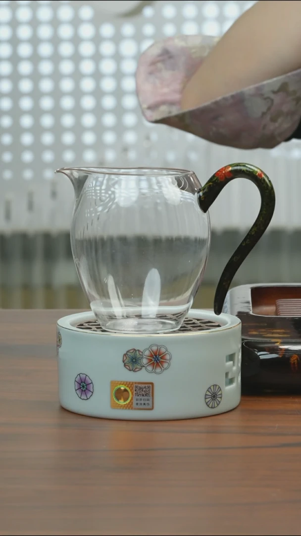 禾器&琦彩 大漆怡然 桃花公道杯