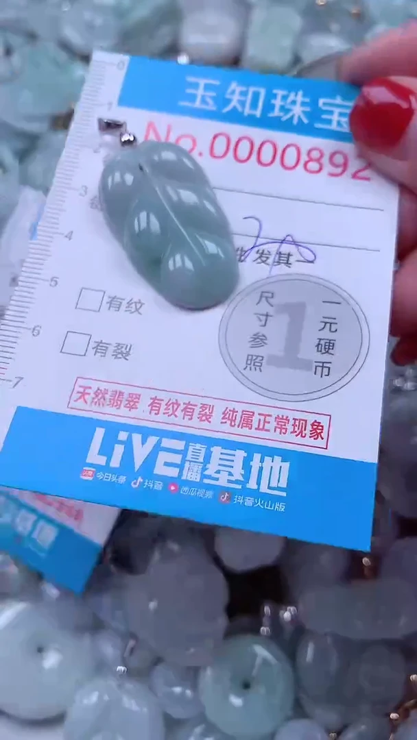 吊坠(不含链)未镶嵌翡翠892