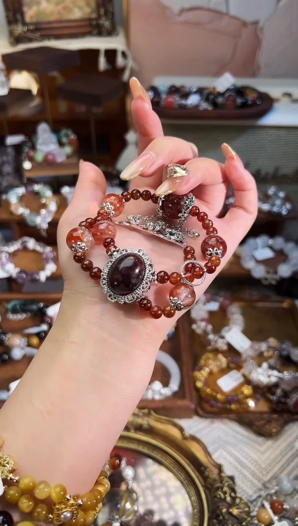 【闪购商品】水晶手串未镶嵌柚子原創水晶