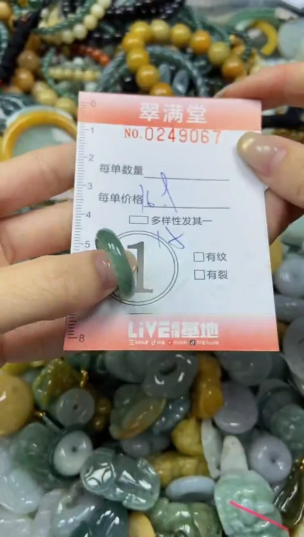 未镶嵌挂件翡翠闪购0249067