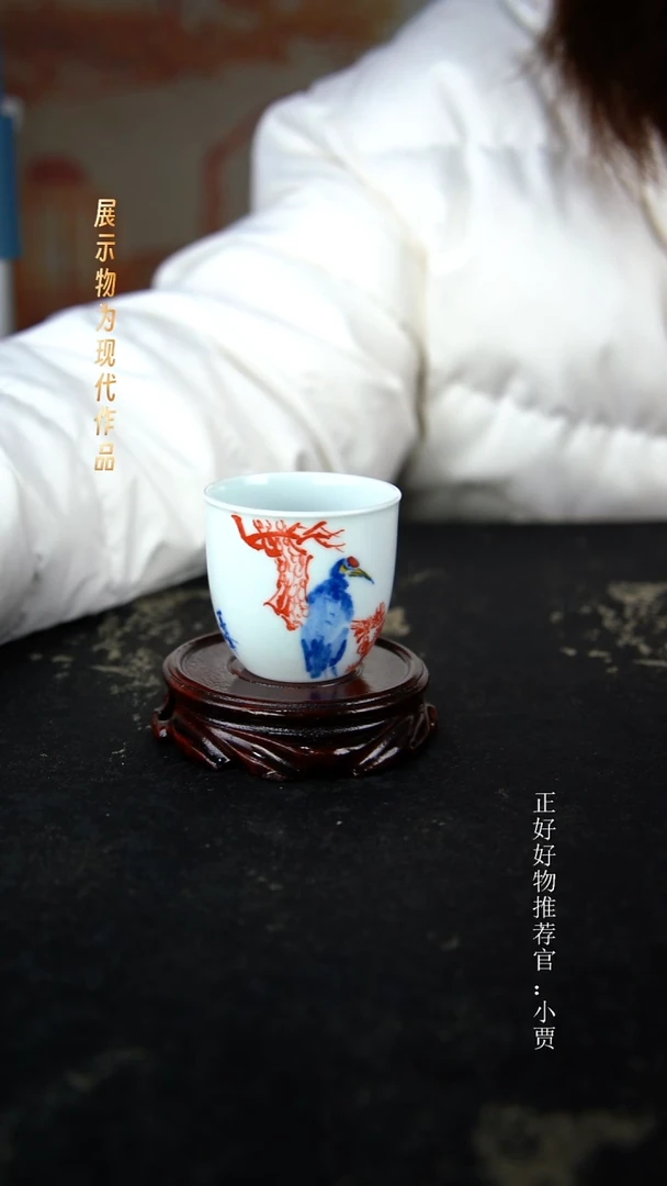 摆件景德镇手工手绘瓷