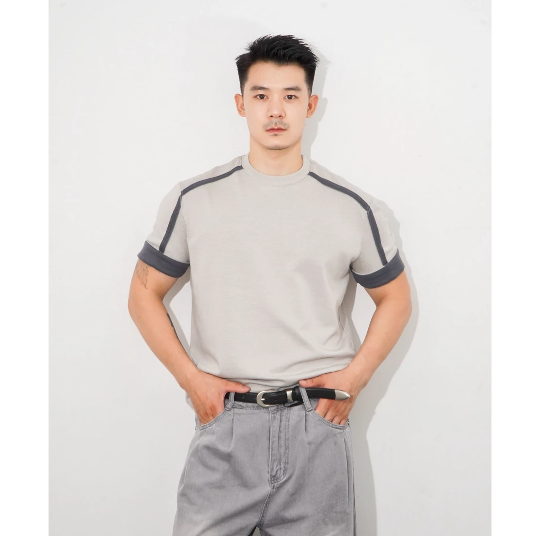 Adresscode 冰感重磅塑形亲肤肌肉轮廓T恤/高级痞帅T恤 JA-880366