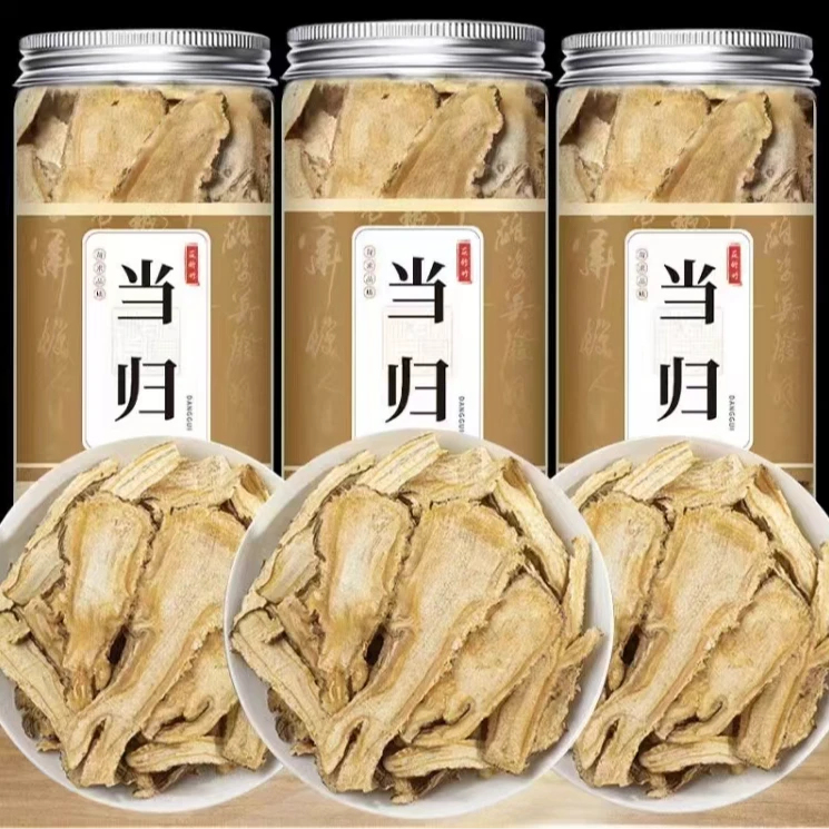 福利正宗当归纯头片严选新货净重产地直发甘肃无硫煲汤泡水当归片