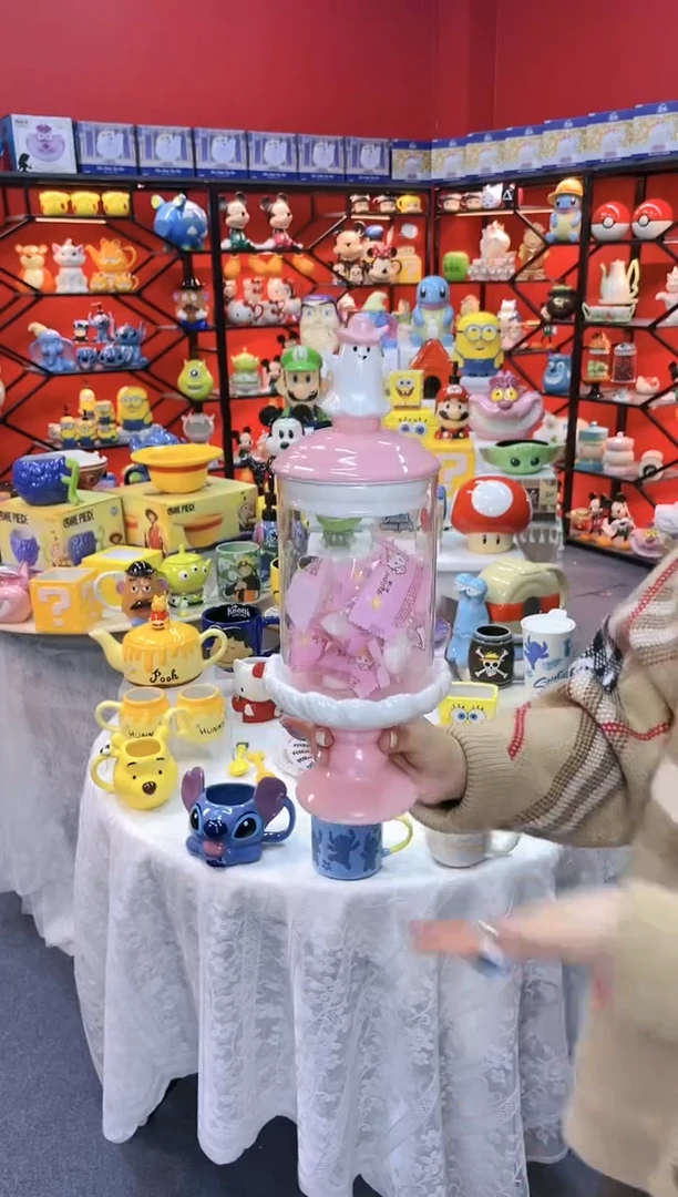 【闪购商品】.@@手绘陶瓷密封储物罐