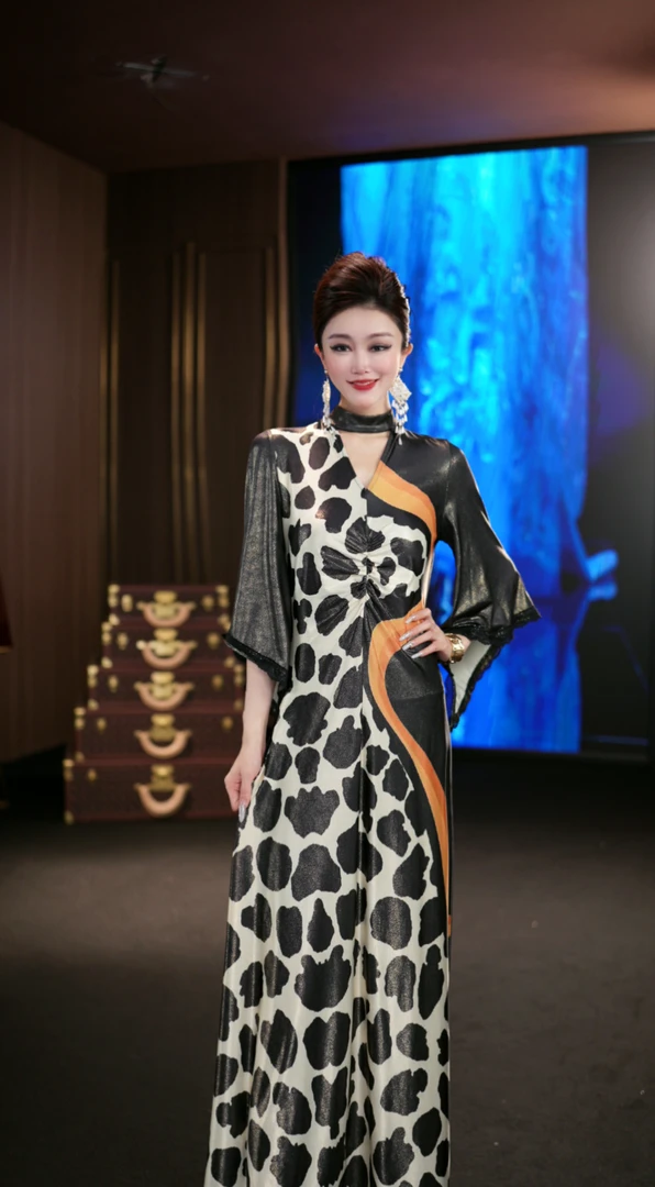 (娴儿)-轻奢高奢轻奢气质法式设计师连衣裙60955