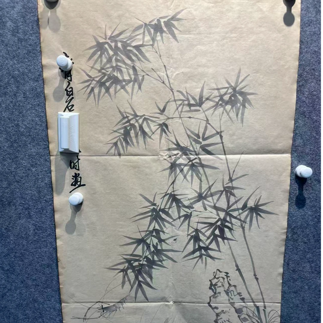 龙腾精选 白 水墨虾 三尺