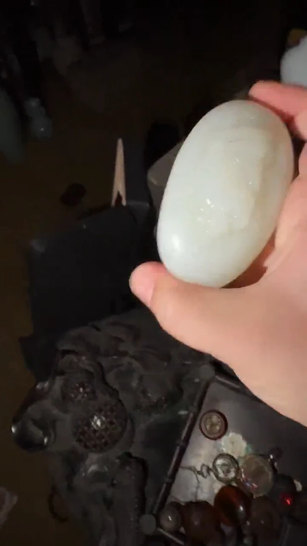 香榧木貔貅手把件