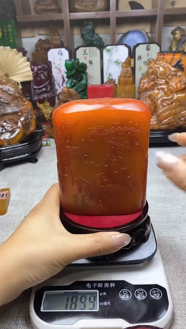 寿山石印石纯天然石料