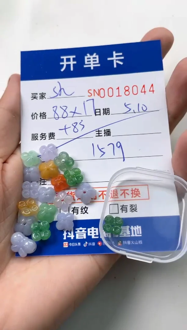 翡翠未镶嵌颈饰00018044