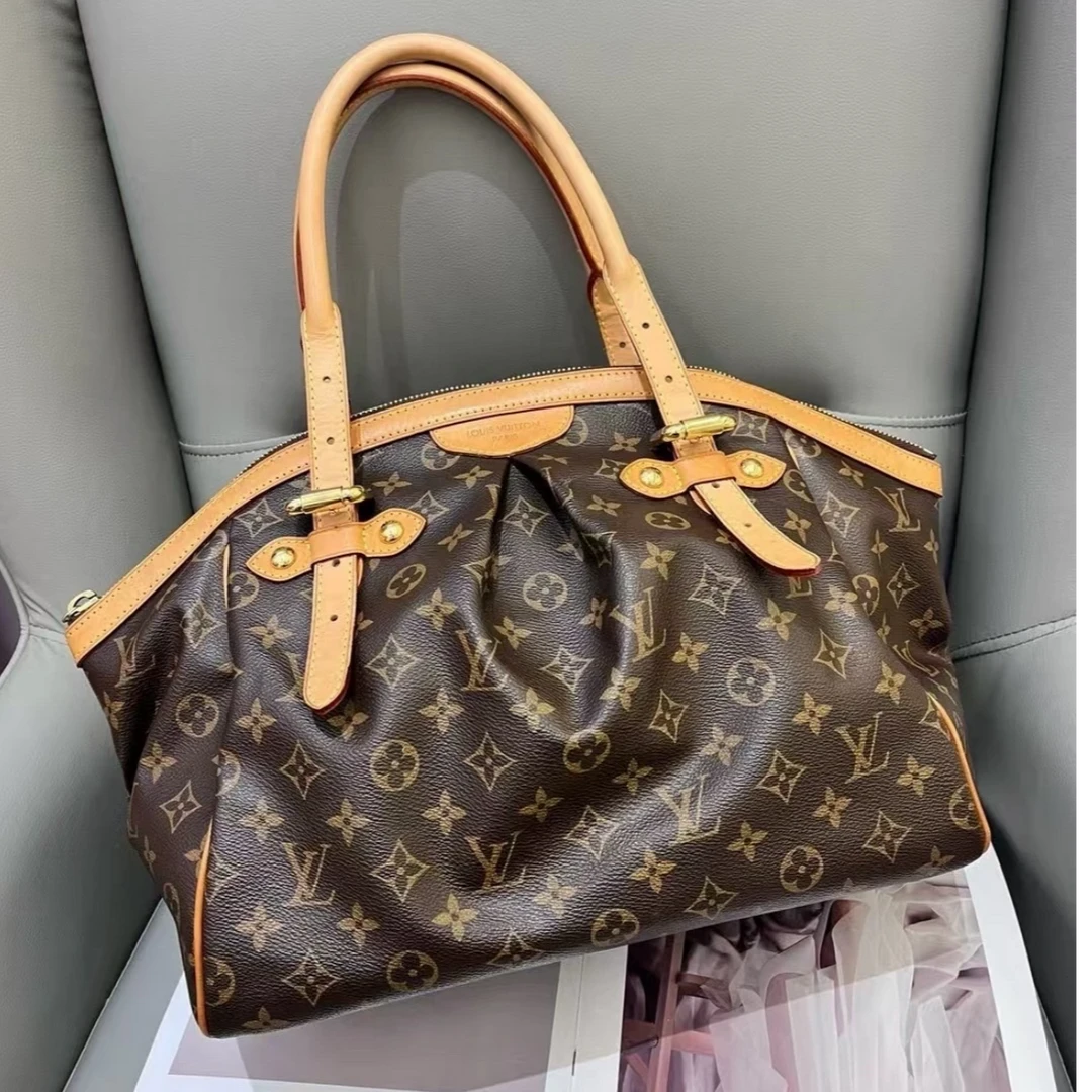 99新 LouisVuitton/路易威登 经典老花饺子包单肩包