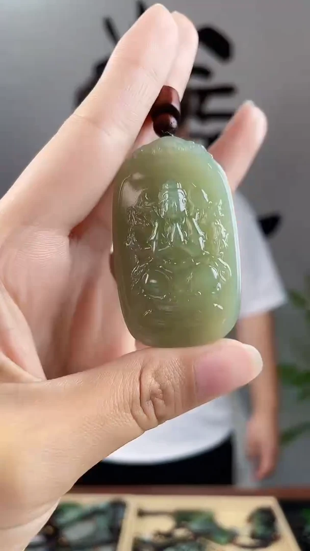 和田玉未镶嵌颈饰拍一发一，多样性发货