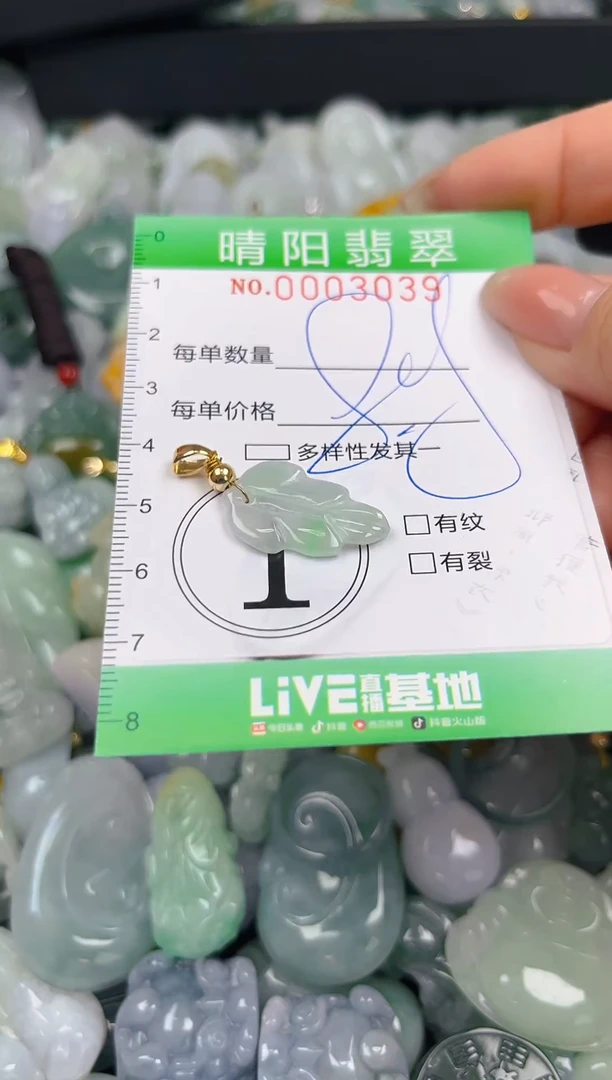 翡翠未镶嵌颈饰闪购0003039