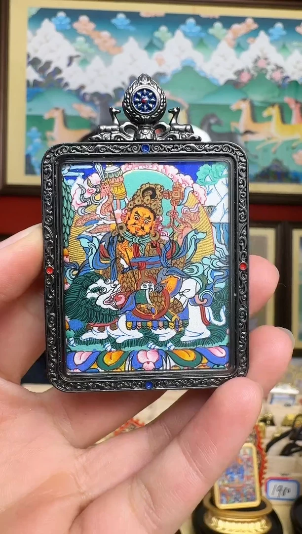 吊坠c宝-热贡纯手绘-安安