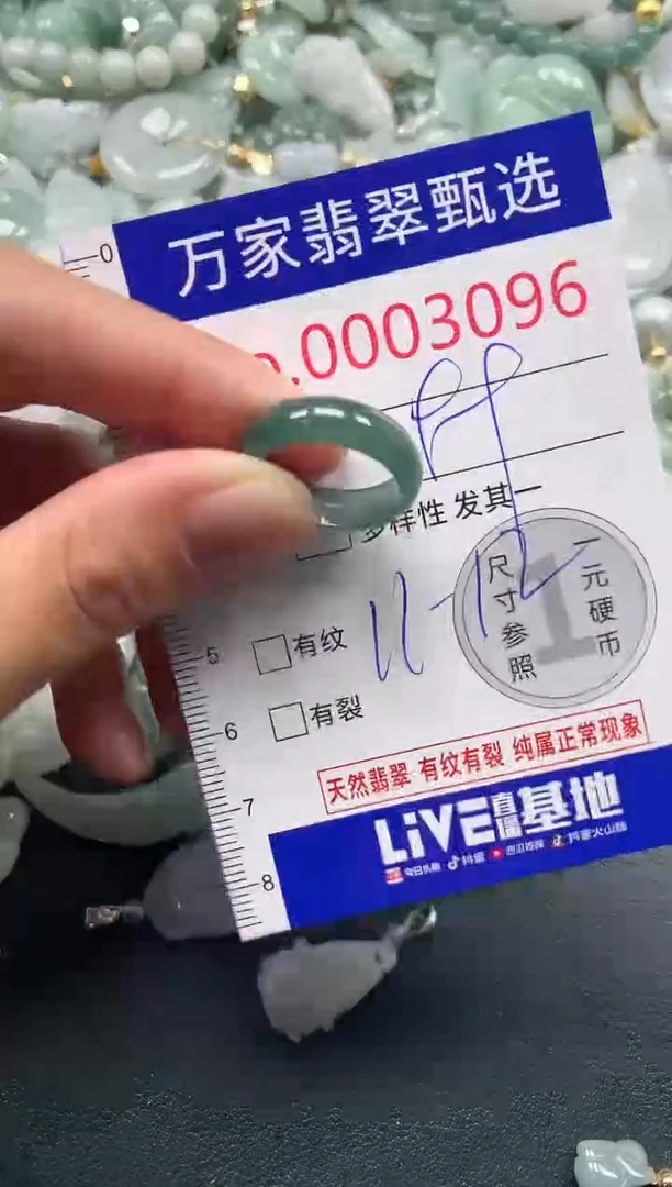 吊坠(不含链)未镶嵌翡翠3096
