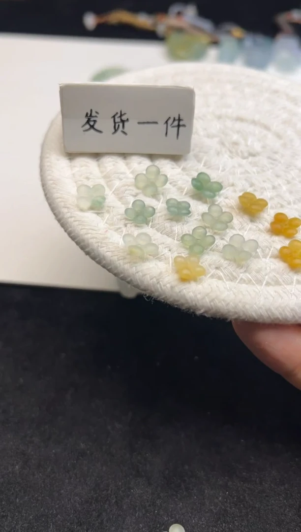 未镶嵌定制翡翠/冲单/多样性发货1颗/桂花80+10-wpj163