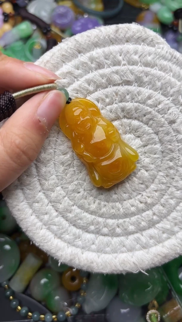 颈饰未镶嵌翡翠缅甸翡翠吊坠