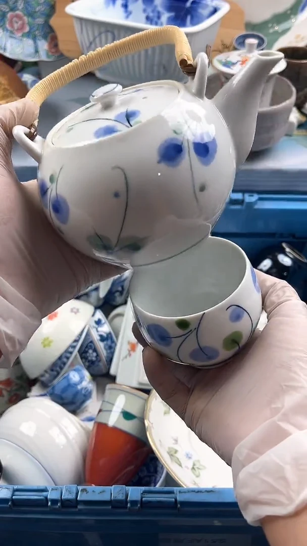 瓷片英歌瓷器满19.9包邮