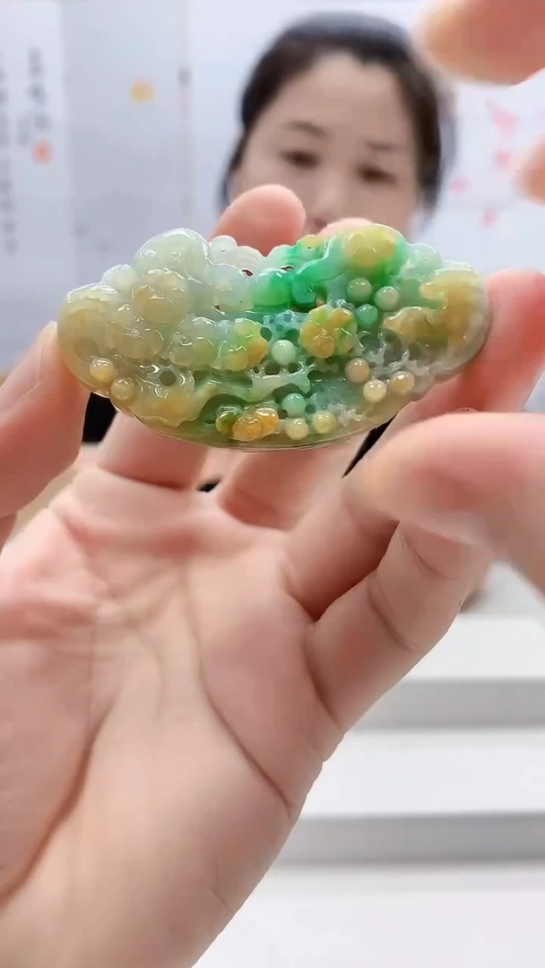 定制翡翠未镶嵌4902bb-毛货挂件25