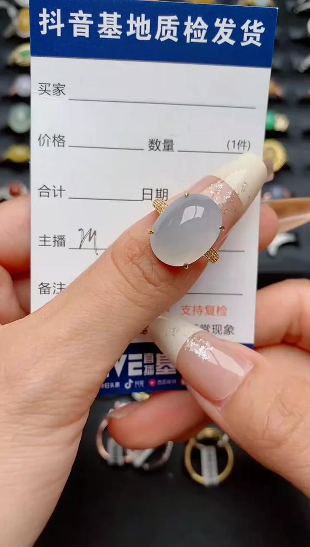 【闪购商品】翡翠戒指银S925镶嵌..........