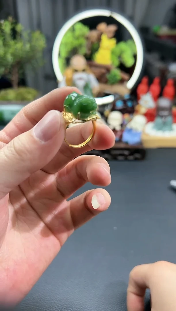 【闪购商品】和田玉1银S925镶嵌 B6236 多样性发其一