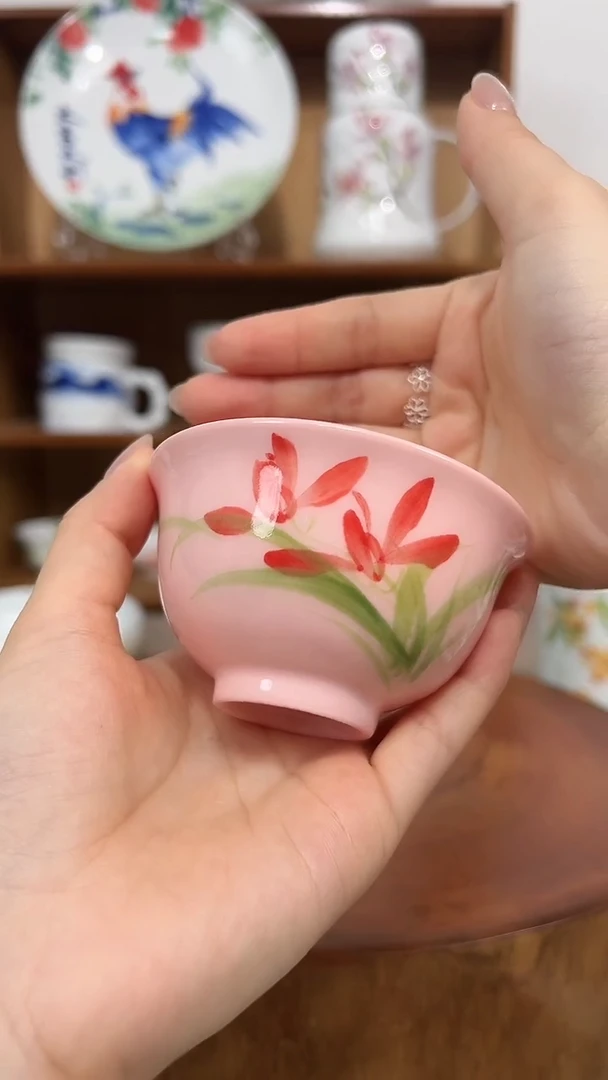 摆件景德镇手工手绘陶瓷餐具