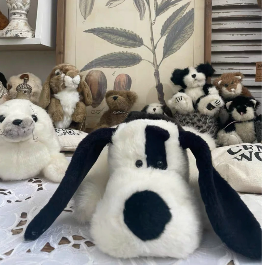 A-28海盗狗害羞斑点狗可爱宝宝柔软玩偶犬儿童公仔送礼原