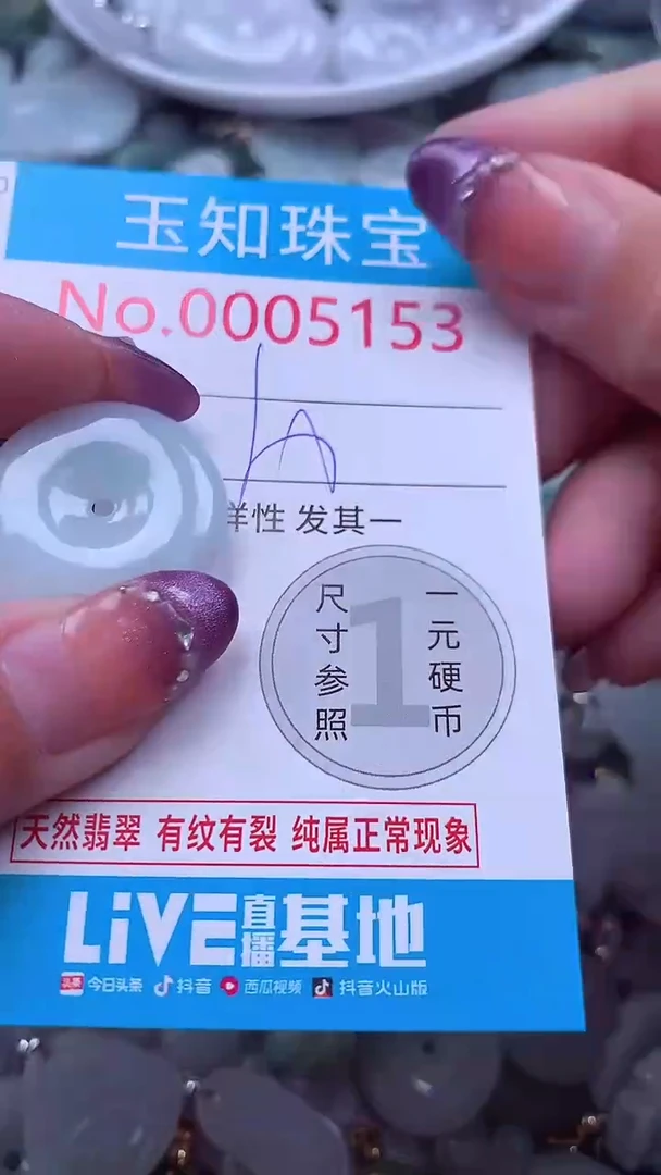 翡翠未镶嵌吊坠(不含链)5153