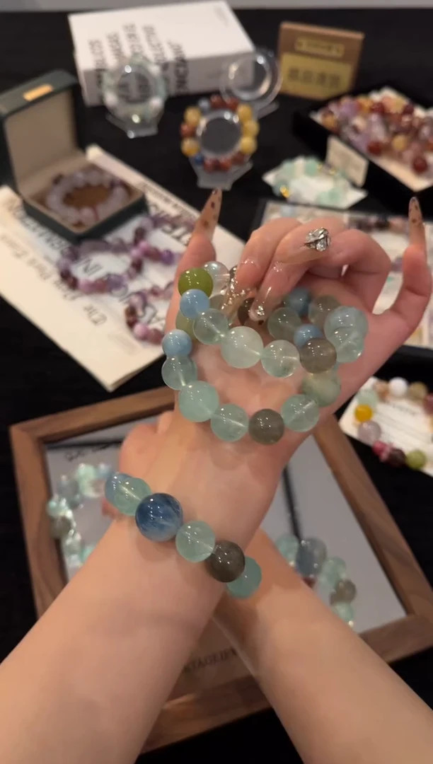 未镶嵌手链水晶青苹果乐园x3065